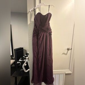 Signature Alfred Angelo deep purple evening gown